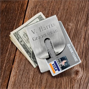 Personalized Art Form Money Clip and Wallet