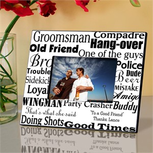 Personalized Groomsman Frame