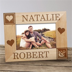 Personalized Just the Two of Us Wood Frame