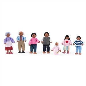 KidKraft Doll Family of 7 - African American