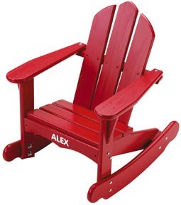 Little Colorado Personalized Child Adirondack Rocking Chair