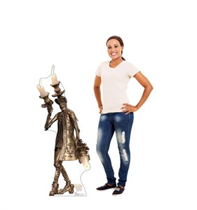 Lumiere Disney Beauty and the Beast Live Action Cardboard Cutout