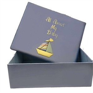Sailboat Personalized Baby Keepsake Box - Large