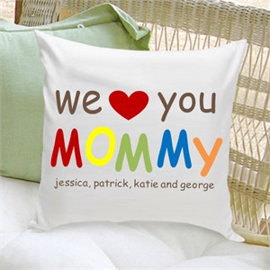 Mommy Love Personalized Pillow