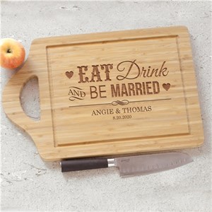 Personalized Engraved Be Married Chef Carving Board