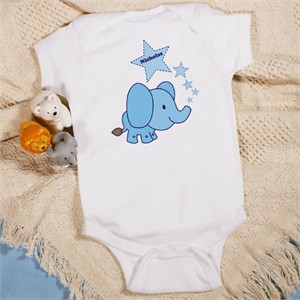 Personalized Baby Elephant Romper