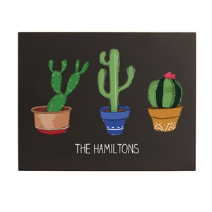 Personalized Cactus Chalkboard