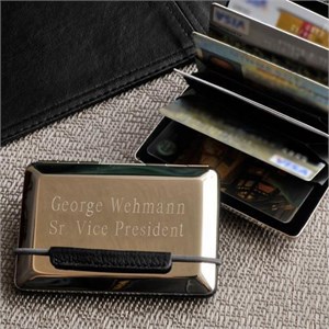 Personalized Expandable Business Card Holder