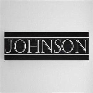 Personalized Family Name Canvas Print