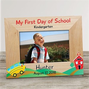 Personalized First Day of School Frame