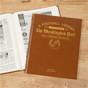 Personalized Football Newspaper Books - Washington Post