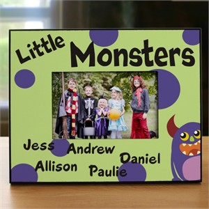 Personalized Little Monsters Halloween Frame