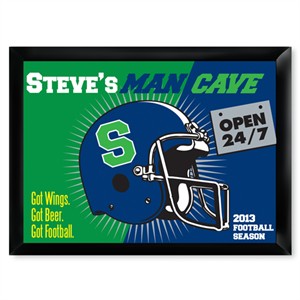 Personalized Man Cave Pub Sign - Open 24-7