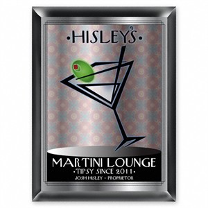 Personalized  Martini Lounge Sign - NY Swank
