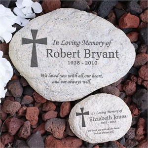 Personalized Memorial Garden Stone - Large