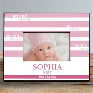 Personalized New Baby Photo Frame
