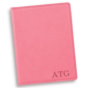 Personalized Pink Passport Holder