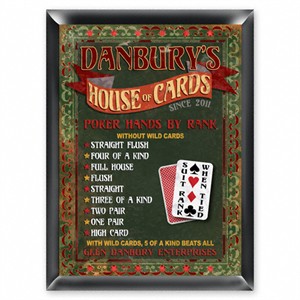 Personalized Pub Sign - House of Cards