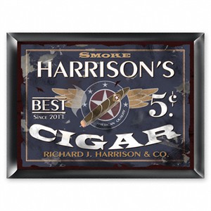 Personalized Pub Sign - Patriot Cigar