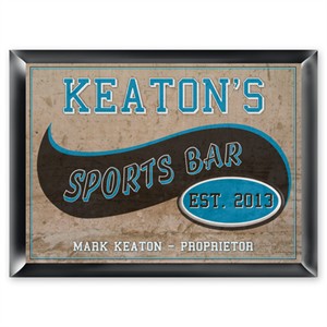 Personalized  Pub Sign - Sports Bar