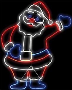 Santa "Light Glo" LED Neon Sign