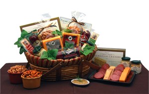 Savory Favorites Meat and Cheese Gift Basket