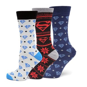 Superman 3 Pair Sock Gift Set