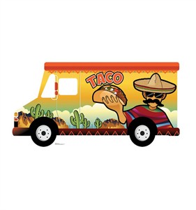 Taco Truck Standin Cardboard Cutout