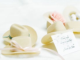 Miniature Wedding Cowboy Hats