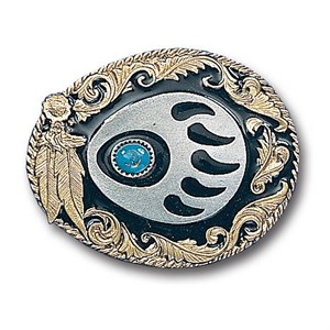 Western Claw with Stone Vivatone Belt Buckle