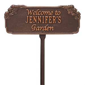 Personalized Garden Welcome Lawn Plaque