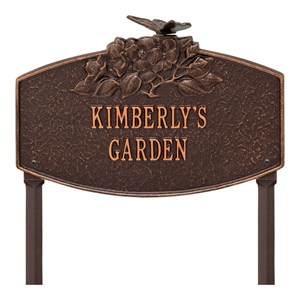 Personalized Butterfly Blossom Garden Lawn Plaque