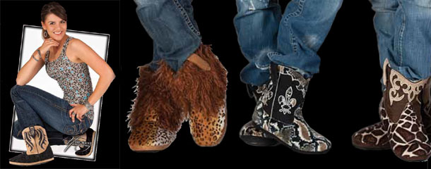 Cowboy boot slippers for sales adults