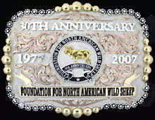North American Wild Sheep Buckle