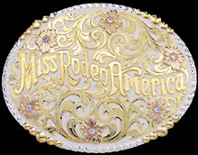 Miss Rodeo America Belt Buckle