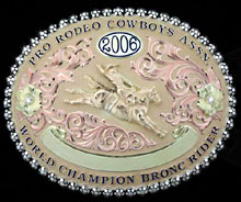 GOLD PRCA BUCKLE