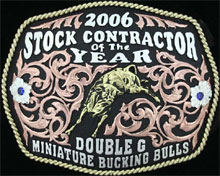 STOCK CONTRACTOR OF THE YEAR BUCKLE