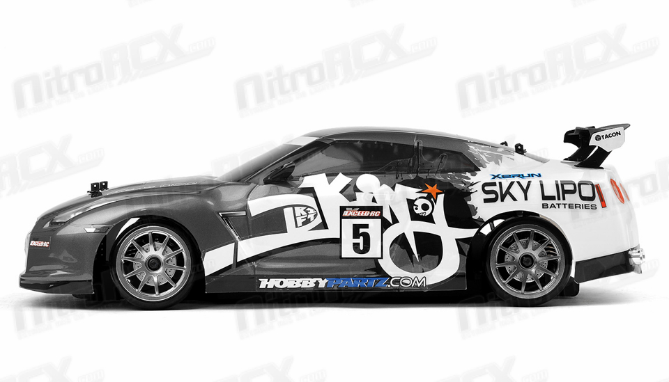 Exceed RC 1/10 MadSpeed DriftKing Brushless Remote Control Drift Car LED SK Grey 