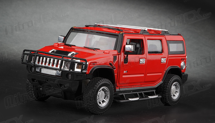 AUTO TRENDZ,REMOTE CONTROL R/C HUMMER H2 TOY TRUCK,1:20 SCALE,RED,KIDS 3+,NEW 
