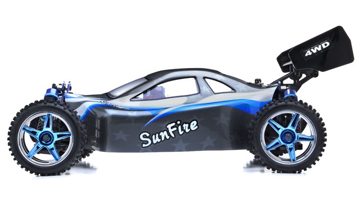 Exceed RC 1/10 Scale 2.4Ghz Brushless PRO Electric RTR Off Road Buggy EE Blue 