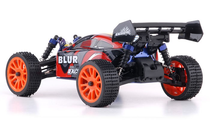 Exceed RC 1/16 Blur Nitro Gas Remote Control RC Buggy Wild Red 2.4GHZ RTR 