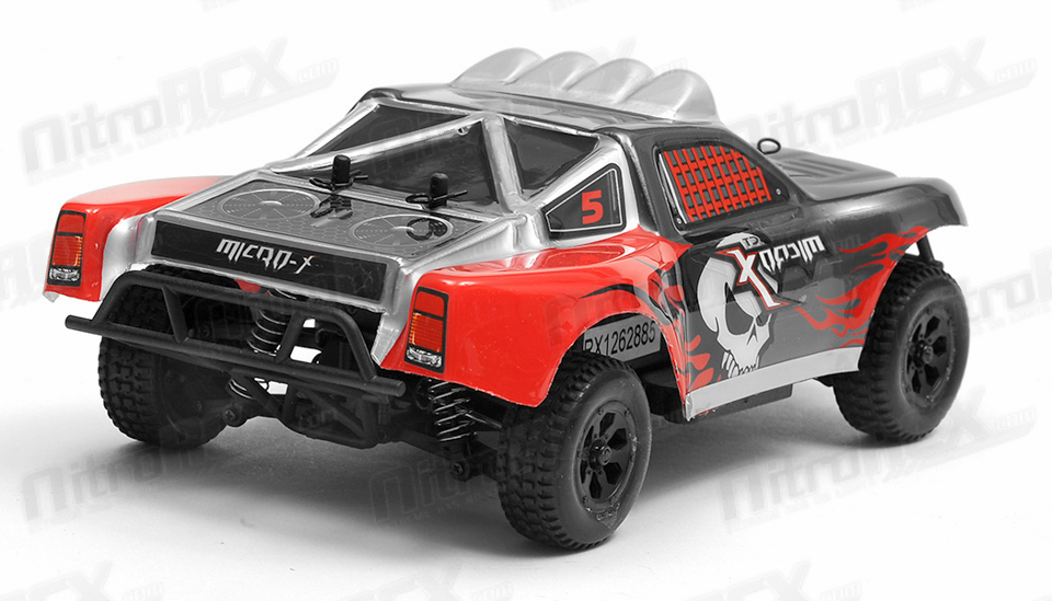 MicroX Racing 1/24 Scale Micro RC Rally Car Electric RTR Ready to Run 2.4Ghz RED 