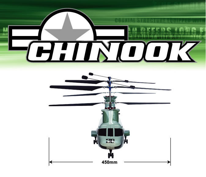 Exceed RC 2.4Ghz Chinook 47 RC Helicopter