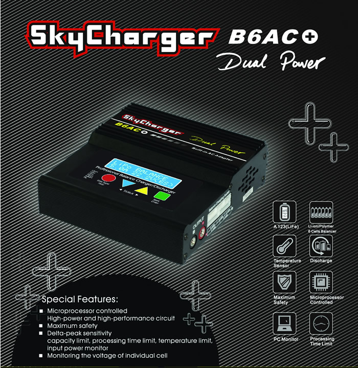 Sky LiPo RC Battery Charger w/ USB