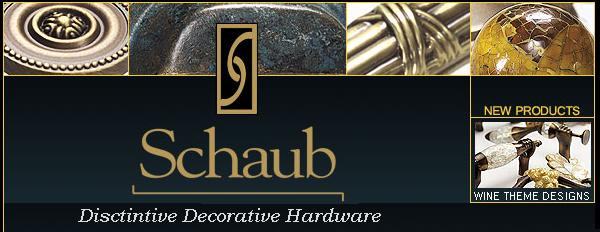 Click to browse: Schaub decorative cabinet hardware, knobs & pulls