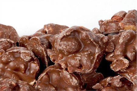 Chocolate Covered Peanut Clusters (10 oz Bag) from Nuts in Bulk - Peanuts