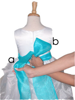 How To Tie The Perfect Bow On a Dress - PinkPrincess.com